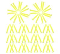 UTHCLO Pinzas para Cordón Umbilical de Cerdo 5 CM Grandes 100 Unidades Suave para Lechones Veterinarios para Parto y Cuidado Animal