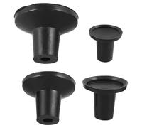 UTHCLO Placas de Succión para Reparación de Válvulas de Motor, Juego de 4 Piezas de Caucho Resistente para Rectificado Manual, Accesorio Compacto y Portátil para Taller Automotriz