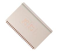 UTHCLO Planificador Anual 2026-2027 para Estudiantes Cuaderno Agenda Diaria Beige Organizador Semanal y Mensual Calendario Laboral Planificador Portátil de Hábitos y Tareas