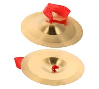 UTHCLO Platillos De Aleación Mini Instrumento De Percusión Adultos Platillos De Banda Para Danza Del Vientre Tingsha Campana Para Escenario