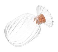 UTHCLO Porta Cerillas de Vidrio Transparente Tapa de Corcho Frasco Decorativo Vintage para Almacenamiento de Cerillas y Objetos Pequeños Campana de Cristal para Decoración en Hogar y