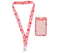 UTHCLO Porta Credencial de Poliéster con Cordón para Tarjetas Identificativas, Funda para Tarjeta de Estudiante Adecuado para Uso en Exteriores Casa