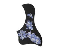 UTHCLO Protective Acoustic Guitar Pickguard Lotus Flower Design Replacement Accessory Fit For Classical And Acoustic Guitars