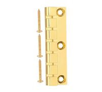 UTHCLO Puente para Guitarra Eléctrica Cuerdas Puente Fijo Metálico de Carga Superior Instalación Fácil Acabado Dorado Elegante para Mejoras y Actuaciones