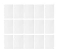 UTHCLO Recambio de 40 Hojas Adhesivas de Doble Cara para Álbum de Pegatinas A5, Papel Desprendible para Carpeta de 6 Anillas, Recarga Reutilizable para Scrapbooking y