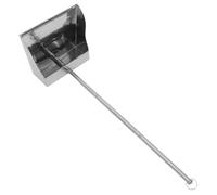 UTHCLO Recogedor De Basura De Acero Inoxidable con Mango Pala Ergonómica Sin Doblar Resistente y Multifuncional para Interior y Exterior para Garaje Hogar y Jardín