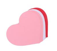 UTHCLO Recortes de Corazones de Papel para San Valentín Tarjetas de Felicitación DIY Forma de Corazón 72 Unidades 3 Colores Papel Grueso Vibrante para Manualidades Decoración de