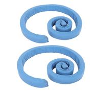 UTHCLO Relleno de Huecos para Cama Dormitorio 2 Piezas, Tiras Suaves de Espuma Azul Claro para Colchón Individual, Extensor de 200 Cm para Prevenir Caídas y Evitar Objetos Perdidos