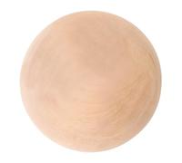 UTHCLO Remate de Madera Decorativo Artesanal sin Terminar, Bola Sólida de 8 Cm, Accesorio Versátil para Postes de Cama Vintage y Barras de Cortinas, Compatible Decoración Rústica