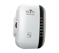 UTHCLO Repetidor WiFi Inalámbrico 300 Mbps para Hogar, Extensor de Señal WiFi Compacto, Color Claro y Negro, Compatible con Múltiples Dispositivos, de Cobertura Inalámbrica para Uso