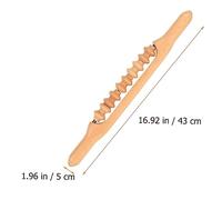 UTHCLO Rodillo de Masaje de Madera para Cuerpo Completo Masajeador Manual de Alta Durabilidad Circulación y Muscular para Uso Doméstico y Relajación