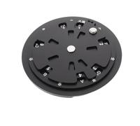 UTHCLO Rueda de Escala Musical de Aleación de Aluminio, Buscador de Claves Musicales Portátil para Guitarra, Herramienta Práctica para Composición y Aprendizaje de Acordes, Tabla