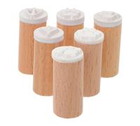 UTHCLO Sellos de Madera para Manualidades, 6 Piezas Estampados de Huellas de Animales Salvajes y Zoológico, Kit Decorativo para Scrapbooking y Diarios Creativos