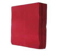 UTHCLO Servilletas Desechables para Invitados 25 Unidades Servilletas de Papel Gruesas Textura Tipo Tela Color Rojo Oscuro Vintage para Bodas Fiestas y Eventos Elegantes