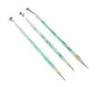 UTHCLO Set de 3 Pinceles de Caligrafía China Tradicionales Tamaño Grande Mediano y Pequeño Cerdas Mixtas para Práctica de Caligrafía Pintura Sumi y Arte Tradicional Kit para