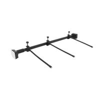 UTHCLO Soporte Ajustable para Guirnaldas y Plantas Marcos de Puerta Metal Negro Mate Resistente Colgador para Decoraciones Navideñas y Halloween Instalación Sin Daños