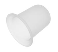 UTHCLO Soporte De Escobilla De Inodoro con Vaso De Cristal Esmerilado Antideslizante para Baño Hogar Y Uso Público 4.44X4.44X4.29In Accesorio De Baño Organizador