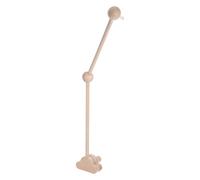 UTHCLO Soporte de Madera Ajustable para Móvil y Mosquitera en Cuna Beige, Accesorio para Bebés Recién Nacidos en Dormitorio Infantil