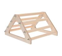 UTHCLO Soporte de Madera para y Loros Juguete para Aves con Diseño Divertido Fácil de Instalar Resistente y Ecológico para Ejercicio y Entretenimiento de Mascotas Corral y Gallinero