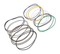 UTHCLO Soporte para Bolsas de Basura 10 Piezas, Banda Elástica Antideslizante de 70 Cm para Cubos Grandes, Correa Tensora Resistente Multiuso para Cocina, Oficina y Color