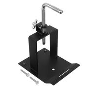 UTHCLO Soporte para Cencerro de Brazo Doblado en Acero Reforzado, Montaje Seguro y Ajustable, Accesorio para Batería y Percusión, Compatible Bloques de Mermelada, Adecuado para Ensayos
