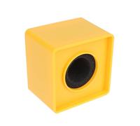 UTHCLO Soporte para Logotipo de Micrófono Amarillo Display de Logo Portátil y Ligero para Entrevistas Profesionales Adecuado para Reporteros e Interviewers en Estudios y Eventos Actuales