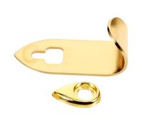 UTHCLO Soporte Pulgar Derecho Que Proporciona Apoyo Cómodo del Saxofón de Metal Dorado Gancho Mango con Superficie Agradable para Músicos