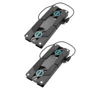 UTHCLO Soporte Ventilado para Portátil Diseño de Doble Ventilador, Base Antideslizante de Abs, 2 Unidades para Refrigeración Silenciosa y Juegos
