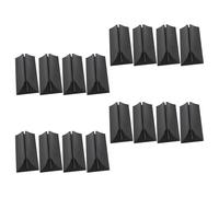 UTHCLO Soportes Ajustables para Divisor de Escritorio sin Taladro 16 Unidades Negras Clip Plástico Resistente para Paneles de Privacidad Adecuado Oficina Escuela y Hogar