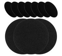 UTHCLO Soportes Magnéticos para Móvil 10 Unidades, Placas de Metal Autoadhesivas Negras 6 Cm, Adhesivo para Soporte Coche, Compatible Teléfonos Grandes y Tablets, Accesorio para Vehículo