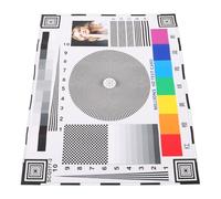 UTHCLO Tabla de Prueba de Enfoque para Cámara de Vídeo Cctv 40x30 Cm Adhesiva, Tarjeta de Calibración de Lente para Ajuste Preciso, Cuadro de Verificación de Nitidez Adecuado