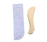 UTHCLO Tabla de Raspado para Masajes de Latón con Textura Fina para Cuerpo Entero, Adecuado para Piernas y Pies, Herramienta Guasha Portátil para Masaje Profesional y Personal