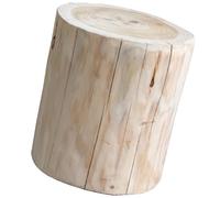 UTHCLO Taburete de Tocón de Árbol Pequeño de Madera Maciza Natural Diámetro 18-21 CM Altura 30 CM Taburete Multifuncional para Cambiarse de Zapatos y Mesita Auxiliar Decorativa de