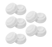 UTHCLO Tapas Protectoras para Biberones de Boca Ancha 5 CM Rosca de 4 Hilos Sellado Hermético 10 Unidades Reutilizables para Botellas de Leche y Agua Adecuado para Viaje y