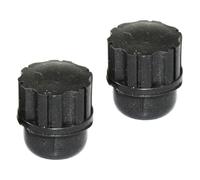 UTHCLO Tapón para Saxofón Soprano Pequeño Negro 2 Piezas, Protector Ligero para Instrumentos Musicales, Accesorio Práctico para Proteger Saxo en Práctica y Transporte