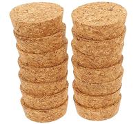 UTHCLO Tapones de Corcho para Botellas de Vino 20piezas Tapón de Madera Natural 53X48X16Mm Sellado Eficaz para Restaurantes y Bares Accesorios de Cocina y Repostería