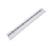 UTHCLO Tarjeta De Práctica Para Piano Portátil De 88 Teclas, Guía Práctica Tabla Comparativa De Notas y Pentagrama, Papel Didáctico Para Principiantes y Estudiantes De Teclado