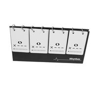 UTHCLO Tarjetas Flash de Ritmo Música Portátiles para Estudiantes Principiantes Entrenamiento de Notas y Teoría Mejora la Lectura Primera Vista