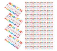 UTHCLO Tarjetas Perforadas para Aula 300 Unidades Tarjetas de Recompensa Dibujos Animados para Motivar Estudiantes para Recompensas Educativas y Seguimiento de Progreso