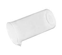 UTHCLO Taza de Vidrio para Servir Espresso Asa de Madera 600 Ml Resistente al Calor Vaso Dosificador para Prensa Francesa y Accesorios para Café en Hogar y Oficina