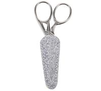 UTHCLO Tijeras para Bordado Pequeñas de Metal con Diseño Cigüeña Plateado, Tijeras de Costura Manualidades con Estuche, Herramienta Portátil para Cortar Hilo en Artesanía