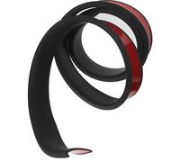 UTHCLO Tira Decorativa de Ceja de Rueda de Coche, Borde de Goma Abocinado, Goma, Negro, Textura Fibra de Carbono, para Vehículo y Camión, Instalación Fácil y Protección