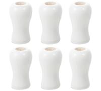 UTHCLO Tiradores de Cordón Ideales para Celebracion Verano para Persianas de Madera 6piezas Blanco para Ventana Borlas y Accesorios de Cortinas
