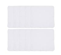 UTHCLO Toallas de Gasa de Algodón 10 Piezas Azul, Paños Desmaquillantes Reutilizables y Toallas para Bebés, Tamaño 28x28cm, Suaves y Absorbentes para Limpieza Facial y Cuidado Infantil
