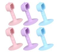 UTHCLO Topes de Puerta de Silicona 6 Piezas Ventosa sin Perforaciones para Protección y Sujeción Silenciosa de Puertas en Interiores