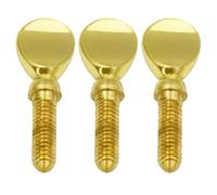 UTHCLO Tornillos de Cuello para Saxofón Metálicos Dorados 3 Piezas Tornillo de Mástil Curvo para Saxofón Accesorio de Reparación para Instrumento Musical Compatibles Saxofones