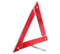UTHCLO Triángulo de Carretera Reflectante Plegable para Coche Material Plástico Rojo, Señal de Emergencia Visible para Conductores en Situaciones de Avería