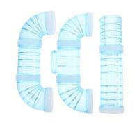 UTHCLO Túnel para Jaula de Hámster Mediano de Plástico, Laberinto Modular Azul para Promover Hábitos Saludables y Ejercicio en Jaulas de Hámsteres Pequeños