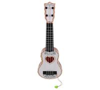 UTHCLO Ukulele Infantil Cuerdas para Educación Musical Temprana Instrumento de Juguete Resistente para Mejora la Apreciación Musical y Desarrollo Auditivo