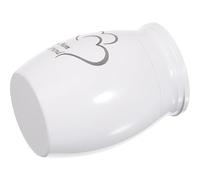 UTHCLO Urna para Cenizas de Aleación de Aluminio Color Claro Diseño de Doble Corazón, Lisa y Resistente, Adecuada para Recuerdos Conmemorativos y Almacenamiento de Cenizas
